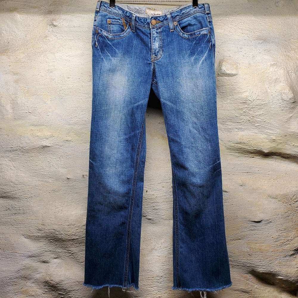 J & Company Beverly Boot Cut Stretch Suede pocket